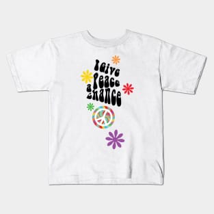 I give peace a chance Kids T-Shirt